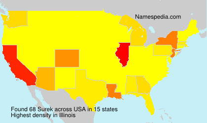 Surname Surek in USA Surname Surek in USA