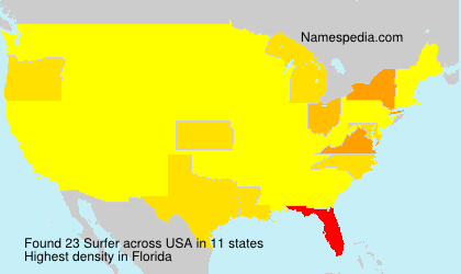 Surname Surfer in USA Surname Surfer in USA
