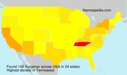 Surname Surgenor in USA Surname Surgenor in USA
