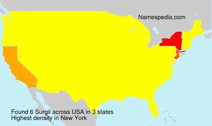 Surname Surgil in USA Surname Surgil in USA