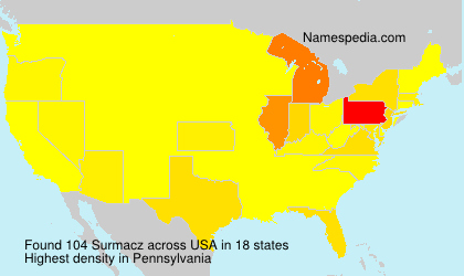Surname Surmacz in USA Surname Surmacz in USA