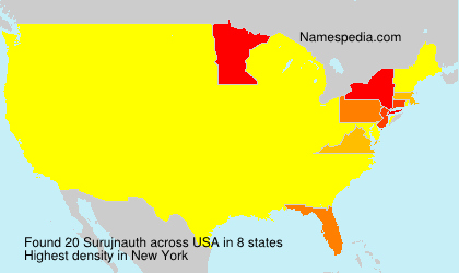 Surname Surujnauth in USA Surname Surujnauth in USA