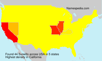 Surname Surwillo in USA Surname Surwillo in USA