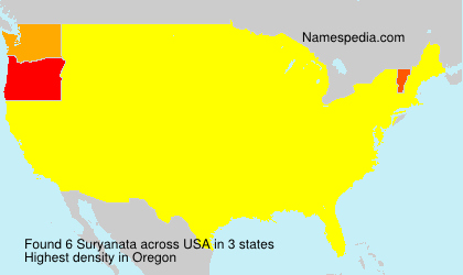 Surname Suryanata in USA Surname Suryanata in USA