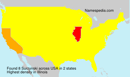 Surname Surzynski in USA Surname Surzynski in USA