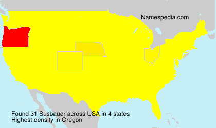 Surname Susbauer in USA Surname Susbauer in USA