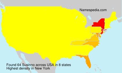 Surname Susinno in USA Surname Susinno in USA