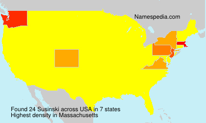 Surname Susinski in USA Surname Susinski in USA