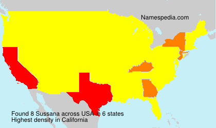 Surname Sussana in USA Surname Sussana in USA