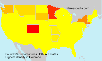 Surname Sustad in USA Surname Sustad in USA