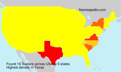 Surname Sustare in USA Surname Sustare in USA