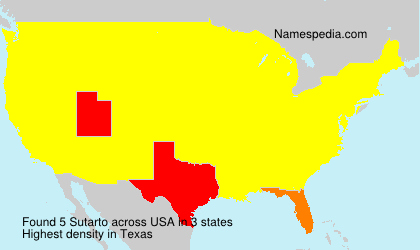 Surname Sutarto in USA Surname Sutarto in USA