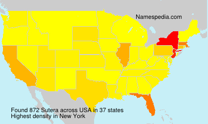Surname Sutera in USA Surname Sutera in USA
