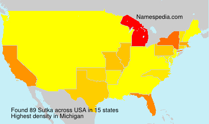 Surname Sutka in USA Surname Sutka in USA