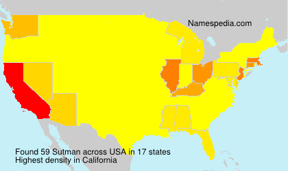 Surname Sutman in USA Surname Sutman in USA