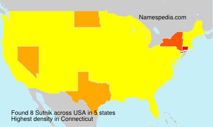Surname Sutnik in USA Surname Sutnik in USA
