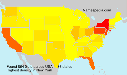 Surname Suto in USA Surname Suto in USA