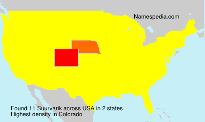 Surname Suurvarik in USA Surname Suurvarik in USA
