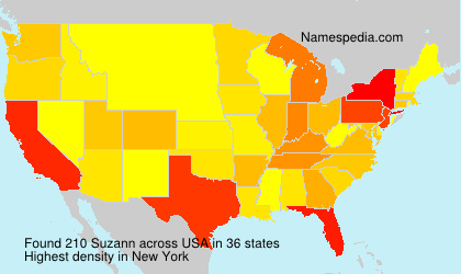 Surname Suzann in USA Surname Suzann in USA