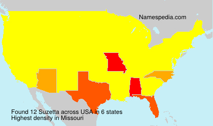 Surname Suzetta in USA Surname Suzetta in USA