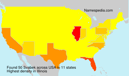 Surname Svabek in USA Surname Svabek in USA