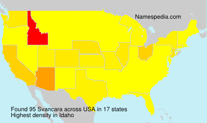 Surname Svancara in USA Surname Svancara in USA
