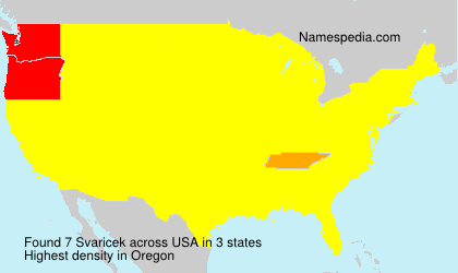 Surname Svaricek in USA Surname Svaricek in USA