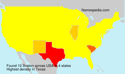 Surname Svaton in USA Surname Svaton in USA