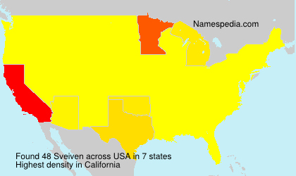 Surname Sveiven in USA Surname Sveiven in USA