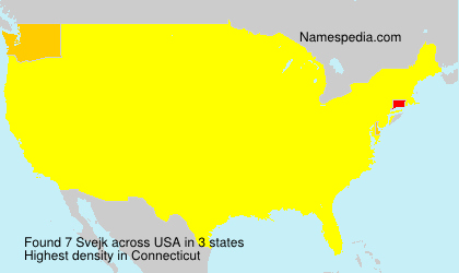 Surname Svejk in USA Surname Svejk in USA