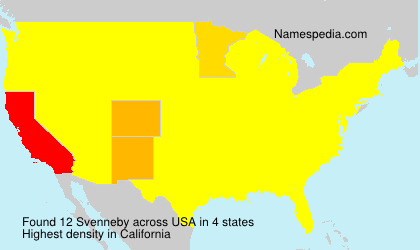 Surname Svenneby in USA Surname Svenneby in USA