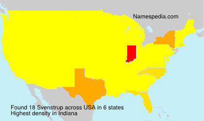 Surname Svenstrup in USA Surname Svenstrup in USA