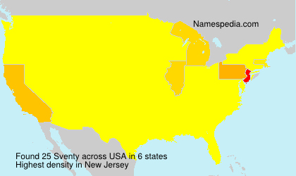 Surname Sventy in USA Surname Sventy in USA