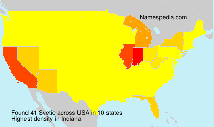 Surname Svetic in USA Surname Svetic in USA