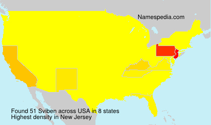 Surname Sviben in USA Surname Sviben in USA