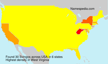 Surname Svingos in USA Surname Svingos in USA