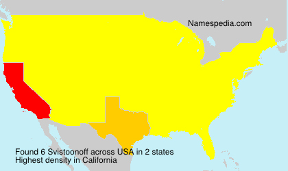 Surname Svistoonoff in USA Surname Svistoonoff in USA