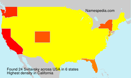 Surname Svitavsky in USA Surname Svitavsky in USA