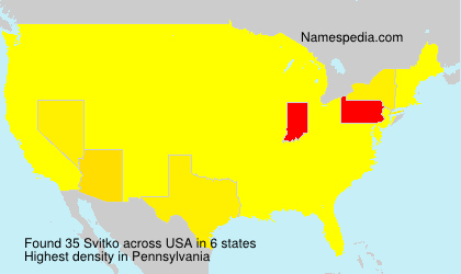 Surname Svitko in USA Surname Svitko in USA