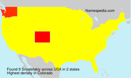 Surname Svyatetskiy in USA