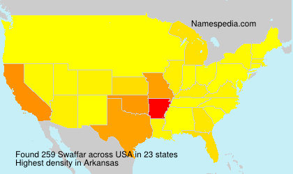 Surname Swaffar in USA Surname Swaffar in USA