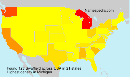 Surname Swaffield in USA Surname Swaffield in USA