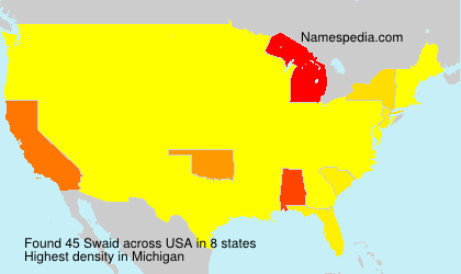 Surname Swaid in USA Surname Swaid in USA