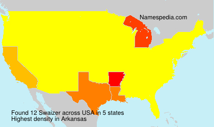 Surname Swaizer in USA Surname Swaizer in USA