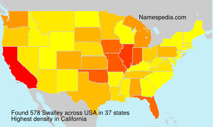 Surname Swalley in USA Surname Swalley in USA