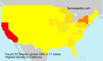 Surname Swaran in USA Surname Swaran in USA