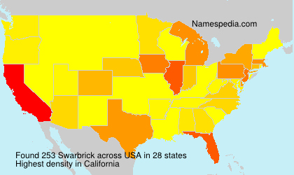 Surname Swarbrick in USA Surname Swarbrick in USA