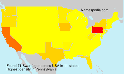 Surname Swartfager in USA Surname Swartfager in USA