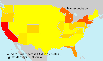 Surname Swarz in USA Surname Swarz in USA