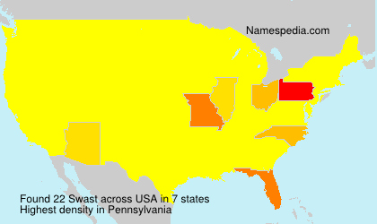 Surname Swast in USA Surname Swast in USA